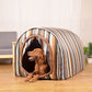 Indoor Pet Dog House Soft Cozy Dog Cave Bed Foldable Removable Warm House Nest With Mat For Small Medium Pet Cats Animals Kennel