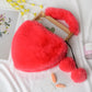 Prixshop - Cute Plush Ladies Heart Bag