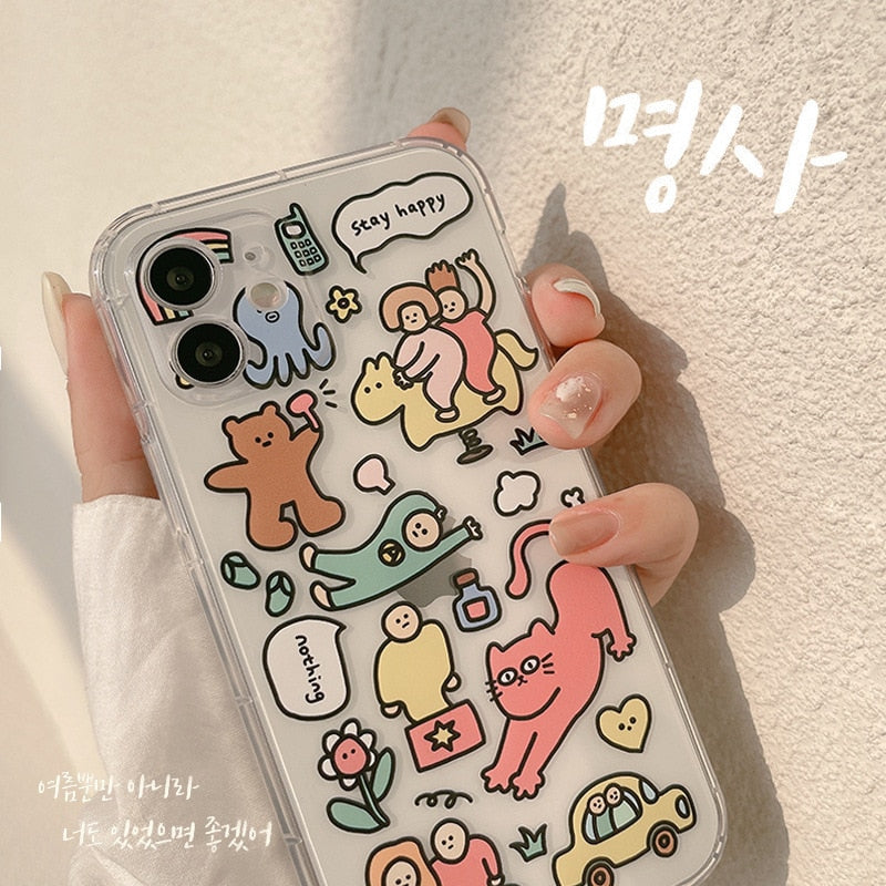 Ahora - cute cartoon Pattern Phone Case