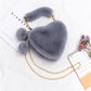 Prixshop - Cute Plush Ladies Heart Bag