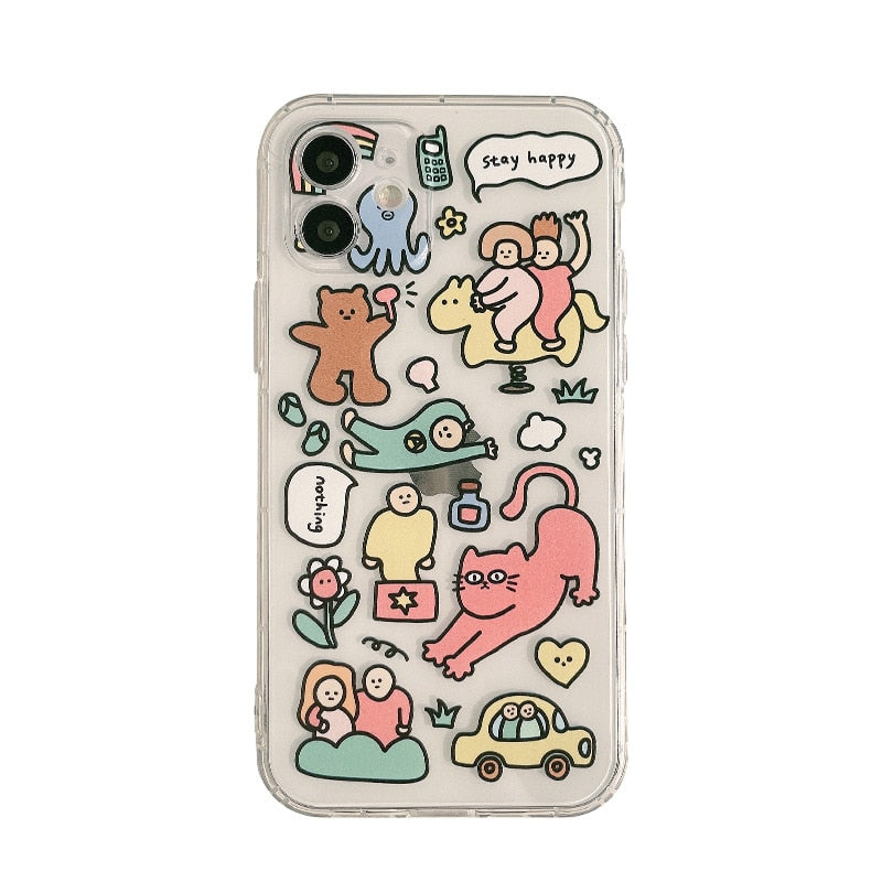 Ahora - cute cartoon Pattern Phone Case