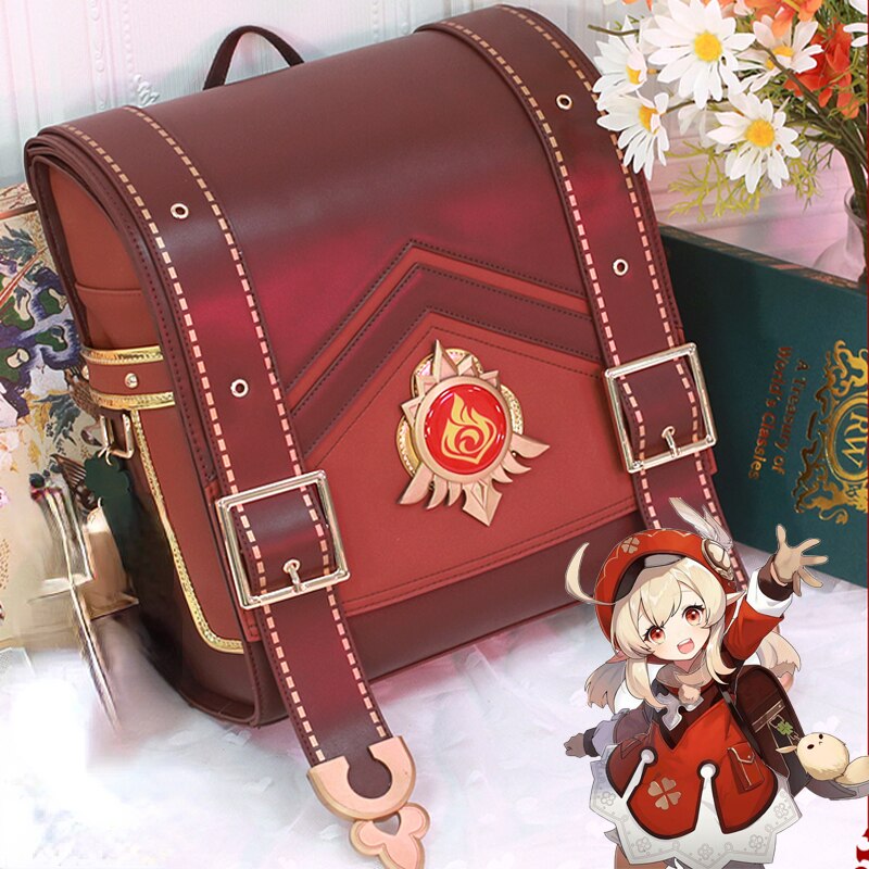 Prixshop-Anime Game Genshin Impact Cute Shoulder Bag / Backpack