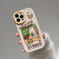 Ahora - Retro spring picnic puppy dog iPHONE Case