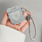 Prixshop - Silver Heart AirPods Case