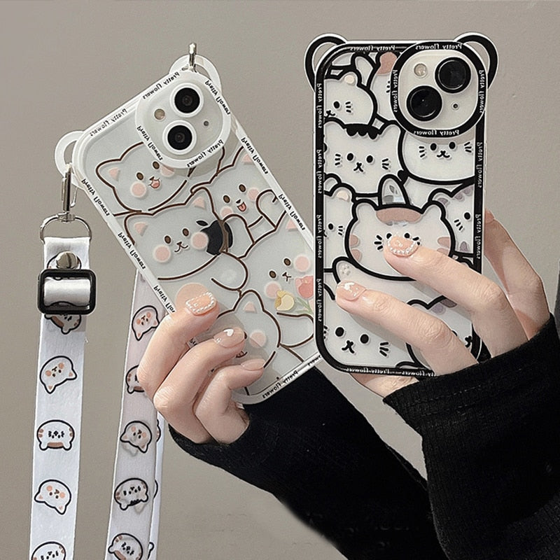 Ahora - Cute Bear iPhone Case