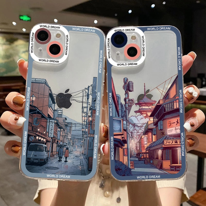 Ahora - Japanese Hand Painted House iPhone Case